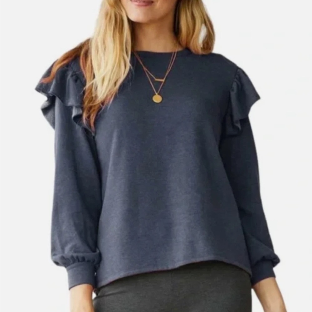 Matilda Jane Blue Just Imagine Lena Flutter Sweatshirt
